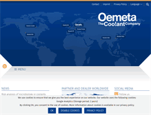Tablet Screenshot of oemeta.com